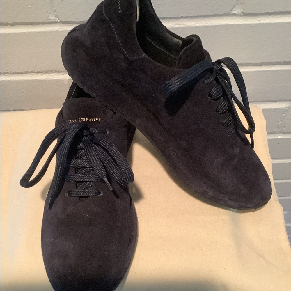 Officine Creative Race Black Suede Sneaker